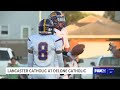 elco lancaster catholic shine under thursday night lights