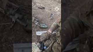 Ukrainian soldiers survive after hitting a mine