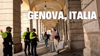 A 4K walk around Genoa, Italy (Unedited)