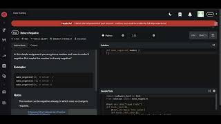 Codewars | Return negative | Python 8 kyu