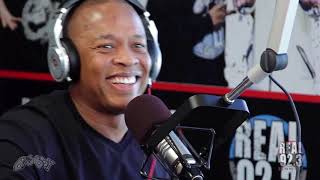 Dr. Dre & Big Boy joking about Eminem's controversial lyrics (2015, Funny)