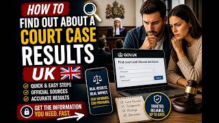 How to find out about a court case results UK