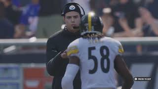 SECOND HALF Madden NFL 25 Pittsburgh (10-5)  at New England (8-7) Week 17, 2032 season