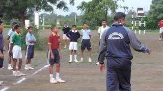 Sainik School Bijapur, PT Test, Short Running Exercises, 6 Aug 2014