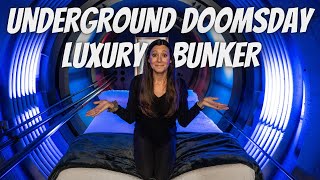 SLEEPING IN A LUXURY DOOMSDAY BUNKER (full tour)