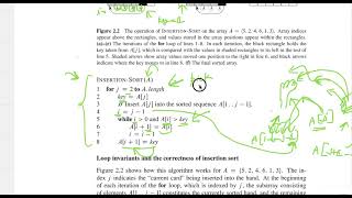 Chapter 2 (Part 2)- Insertion Sort is explained, Algorithms - Cormen , let's read together.