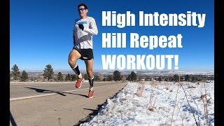 High Intensity Hill Repeat Speed Workout! Sage Running Marathon-Ultra Training VOG