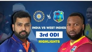 India vs West Indies 3rd ODI Highlights 2022 | IND vs WI 3rd ODI Highlights 2022 | 3rd ODI #INDvsWI
