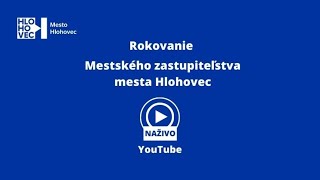 Ustanovujúce Mestské zastupiteľstvo mesta Hlohovec  24. 11. 2022