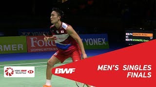 F | MS | Kento MOMOTA (JPN) [1] vs Kenta NISHIMOTO (JPN) [3] | BWF 2019