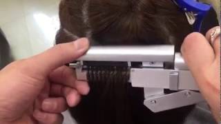 The latest high technology 6D hair extensions 6D hair machine