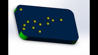 TABLE DRIVEN PATTERN OPTION IN SOLID WORKS TOOL