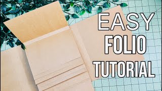 EASY FOLIO TUTORIAL | Blank Base start to finish!!
