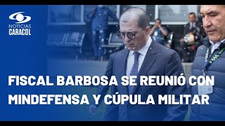¿Tras denuncia de supuesto plan para asesinarlo, fiscal Francisco Barbosa saldrá de Colombia?
