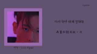 [ 韓繁中字 ] 백현(Baekhyun 伯賢) - Love Again  Audio/中字 Lyrics