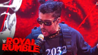 Bad Bunny performs “Booker T” at Royal Rumble: Royal Rumble 2021 (WWE Network Exclusive)