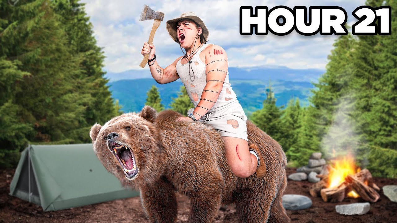Surviving 24 Hours In The Wilderness Youtube