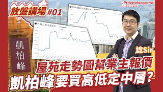 屋苑走勢圖幫業主報價 凱柏峰要買高低定中層  by 諗Sir 放盤講場 第1集