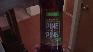 Cleaning The Floor With Pine-O-Pine