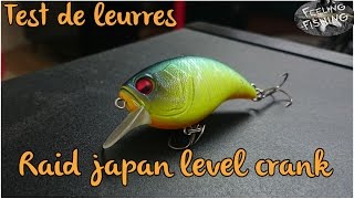 Test de leurres ( brochet, perche ) : Raid japan level crank