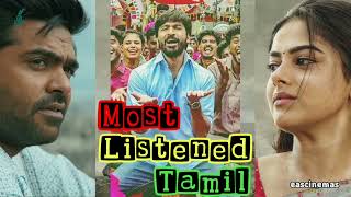 Most Listened Tamil | Love & Love Sad Songs | Tamil Songs | Jukebox | Latest Tamil Songs| Eascinemas