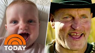 Unlikely Doppelgängers: Baby Looks Identical To Woody Harrelson