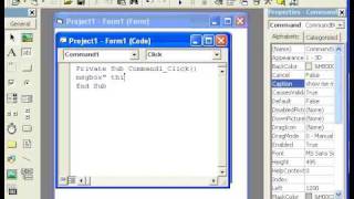 Visual Basic 6 tutorials "working with msgbox"