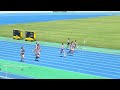 秋田市サマー陸上2022　女子100m　小野、津谷、吉澤、佐藤奏　20220731