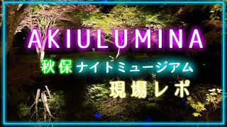 【紅葉ライトアップ】秋保ナイトミュージアムの体験レポ！アキウルミナ