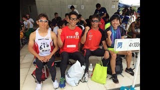 2015 九州陸上選手権大会　男子4x100mリレー 予選4組  NEXTONE  譜久里武