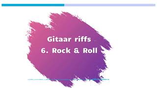 De speelse snaar - Deel 5 Gitaarriffs: 6. Rock \u0026 Roll - beginnersmethode elektrische gitaar