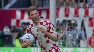 Croatia vs Morocco - World Cup 2022 3rd Place Full Match Highlights 12/17/22 - (FIFA 23 Sim)