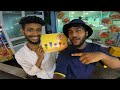 අලුත් කඩේ street food කන්න යමුද 🍔🥪🍹i tried pani puri and badam milk for the first time s2.vlog4