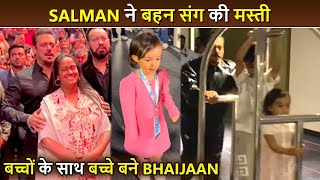 BTS Video: Salman Khan's CUTEST Masti With Arpita & Her Kids Ayat-Ahil | IIFA Awards 2023