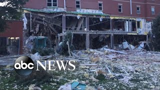 Surveillance footage released showing dormitory explosion at university