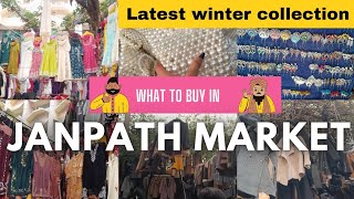 JANPATH MARKET ☺️|| Latest Winter Collection|| Delhi's most famous market|| Delhi, India