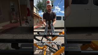 The TOUGHBUILT Universal QuickSet Miter Saw Stand!