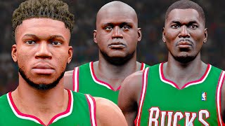 What If Giannis, Hakeem, and Shaq Played Together?