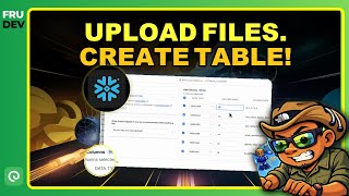 File Upload Functionality: Create a Table When Loading a File Snowflake Snowsight UI | Demohub.dev