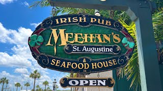 Eating at Meehan's Irish Pub & Seafood House Restaurant in St Augustine, FL | Restaurant Review