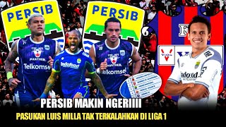 Rekor tak terkalahkan Persib Bandung di liga 1 bersama Luis Milla | egy ke persib