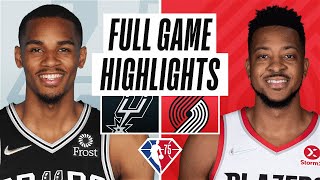 SPURS at TRAIL BLAZERS | FULL GAME HIGHLIGHTS | December 2, 2021