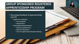Session #6: Developing and Registering a Registered Apprenticeship Program (Part 2)