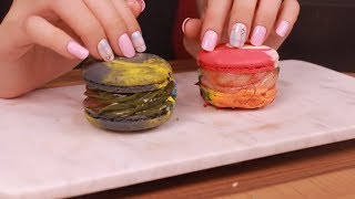 [노토킹]마카롱 B컷 ㅣ마카롱 쓰담쓰담 (탭핑, 스크래칭) No Talking Macaron Tapping, Scratching, Touching