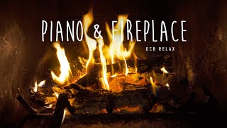 Relaxing Piano Music and Fireplace 24/7 - Sleep, Meditate, Study, Relax, Stress Relief