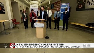 Minneapolis leaders announce completion of after-action review objectives, unveil new alert system