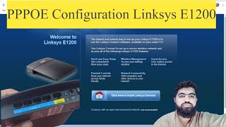 Linksys WiFi  E1200 PPPOE configuration in Urdu/Hindi