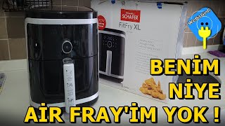 Schafer fit Fry XL Neler Yapılır? Schafer Airfryer Kullanıcı Deneyimleri ve İNCELEME - WEBİLGİNC