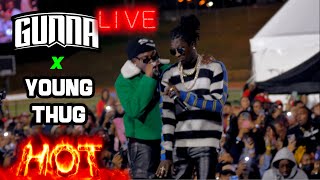 Young Thug x Gunna - HOT! #LIVE #PERFORMANCE and The crowd goes crazy! #freegunn