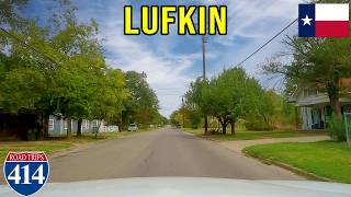 Exploring Lufkin, Texas by Car | 4K City Sightseeing